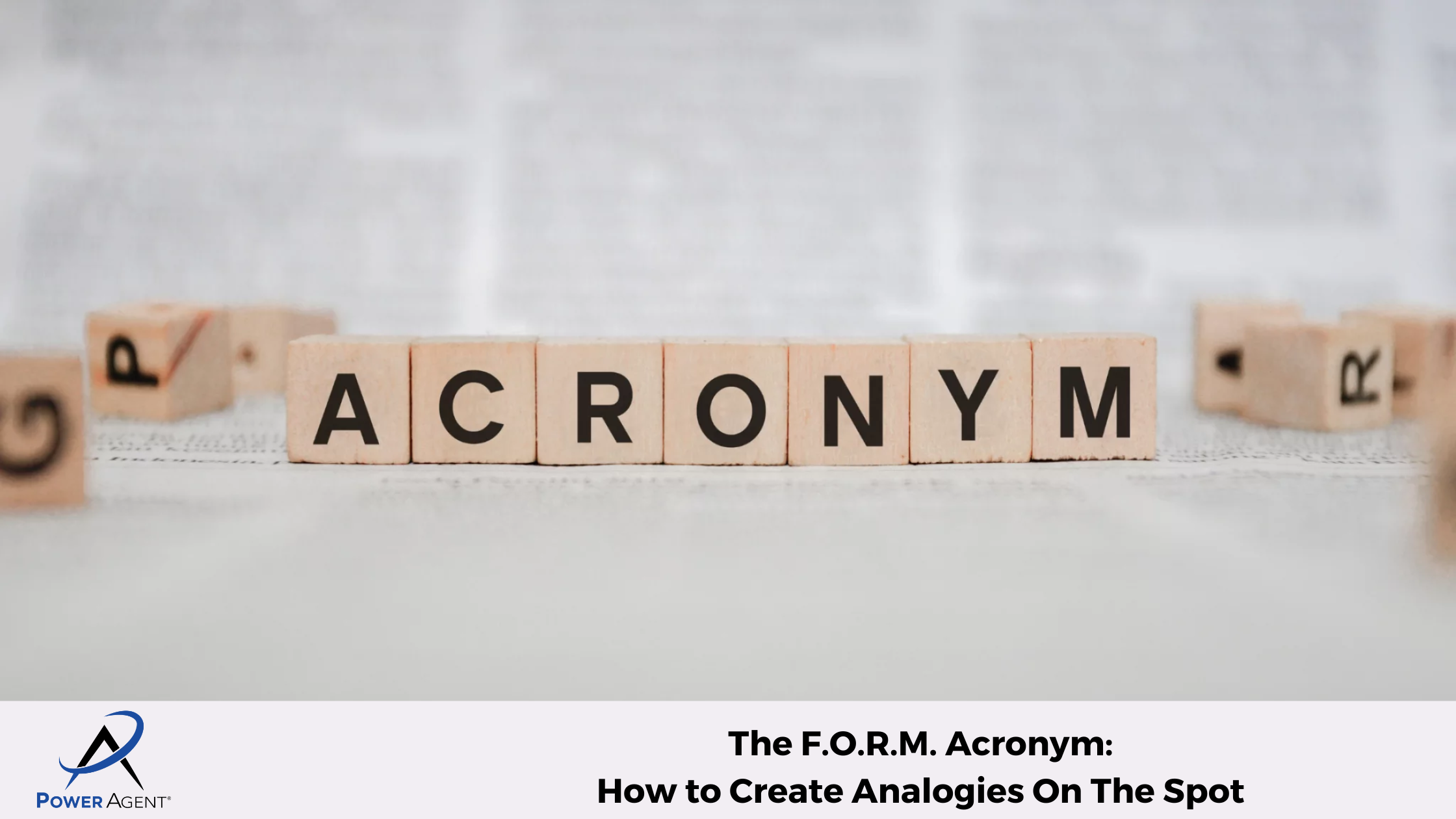 The F.O.R.M. Acronym: How to Create Analogies On The Spot