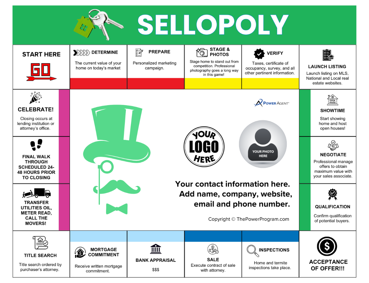 Flyer – Sellopoly Game