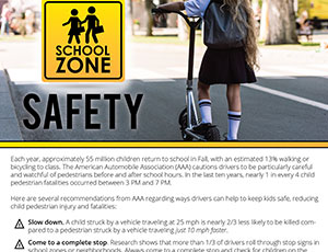 Flyer – Back to School Safety