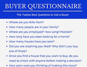 Form – Buyer Questionnaire