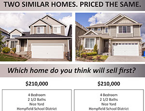 Flyer – Which House Will Sell First? (Commission Graphic)