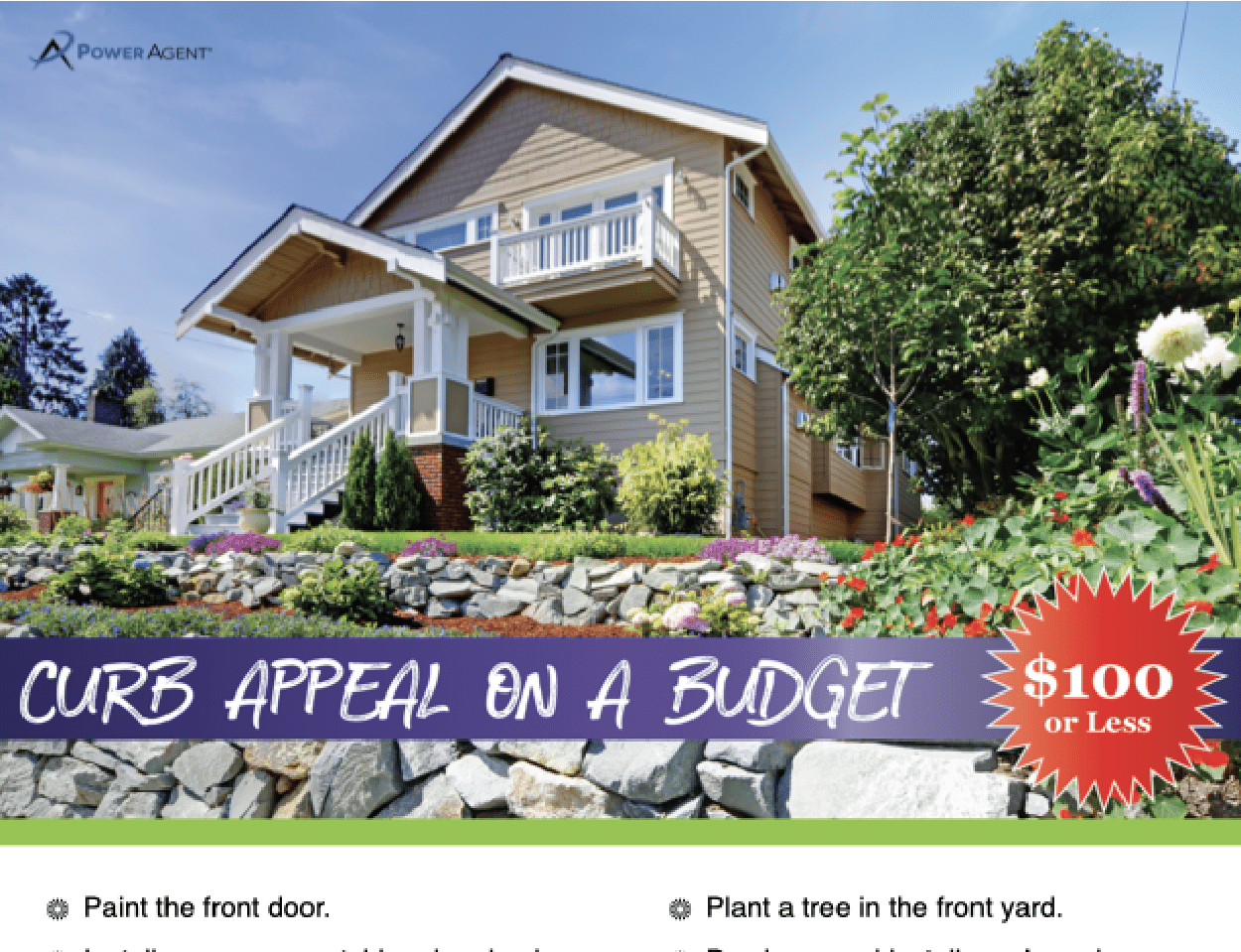 Flyer – Curb Appeal on a Budget