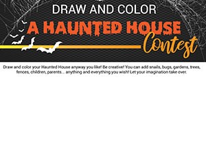 Flyer – Halloween Coloring Contest