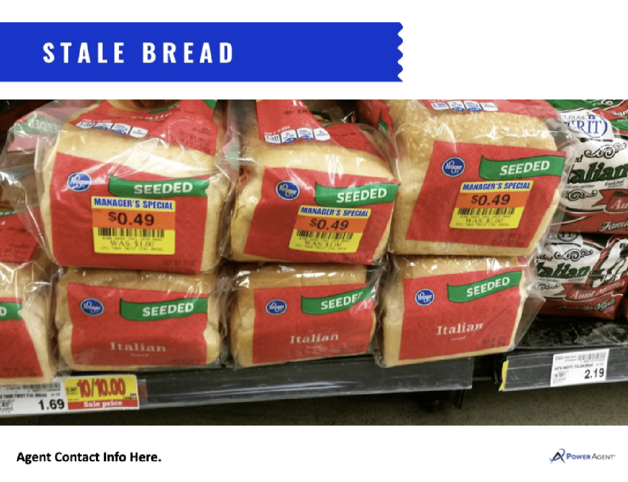 Slide – Analogy – Stale Bread