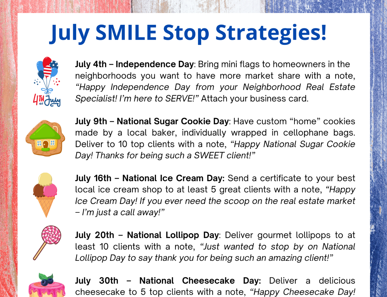 SMILE Stops – 07 July