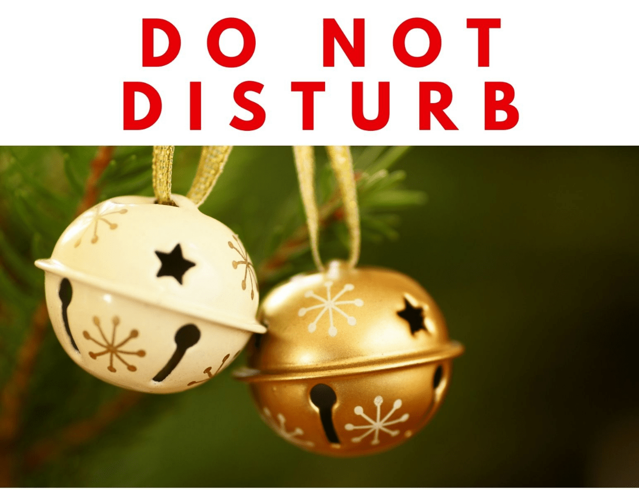 Do Not Disturb Prospecting Sign – Holiday – Jingle All the Way 