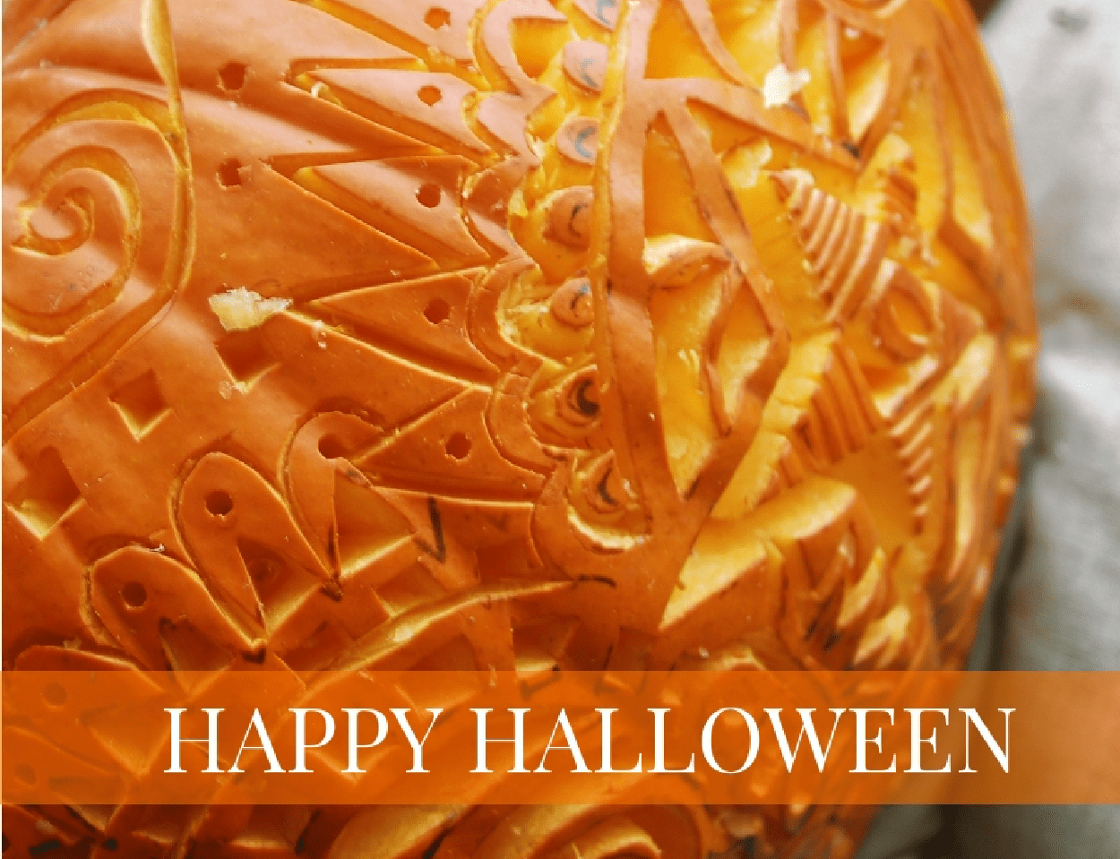 Holiday – October – Happy Halloween Pumpkin 