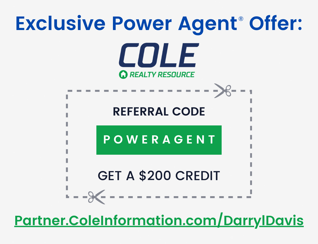 Coupon – Cole Realty Resource