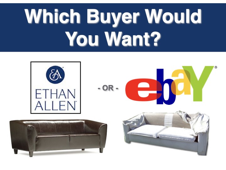 Slide – Analogy – Which Buyer Do You Want