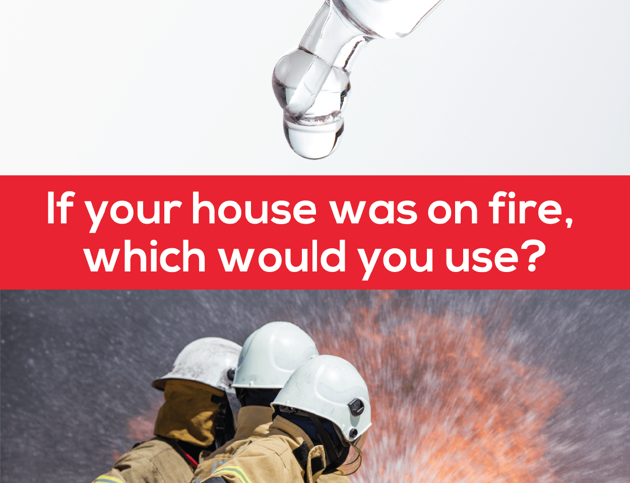 Graphic – If Your House was on Fire – Objection Handling Visual