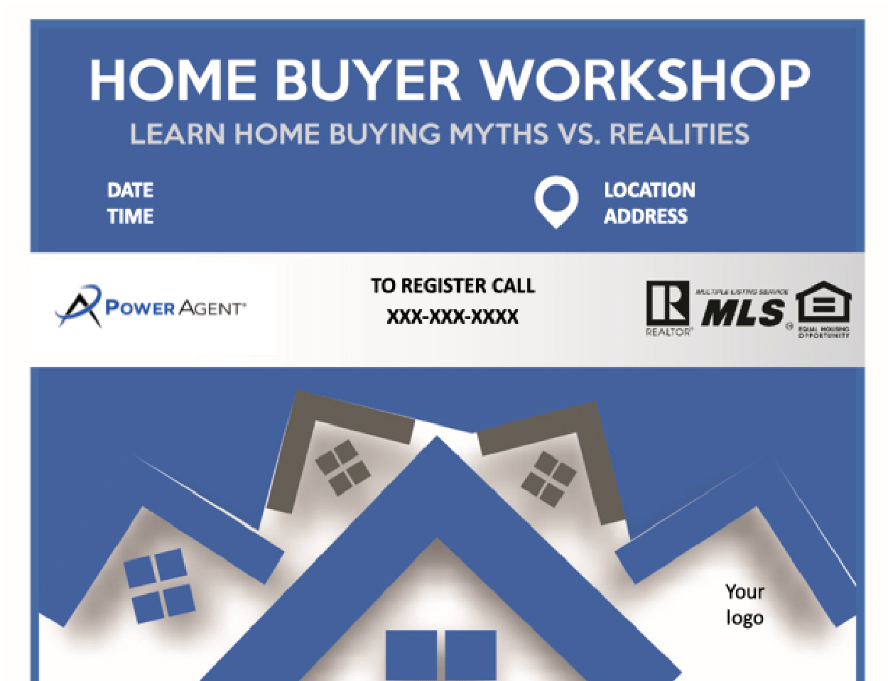 Flyer – Home Buyer Workshop (Blue)