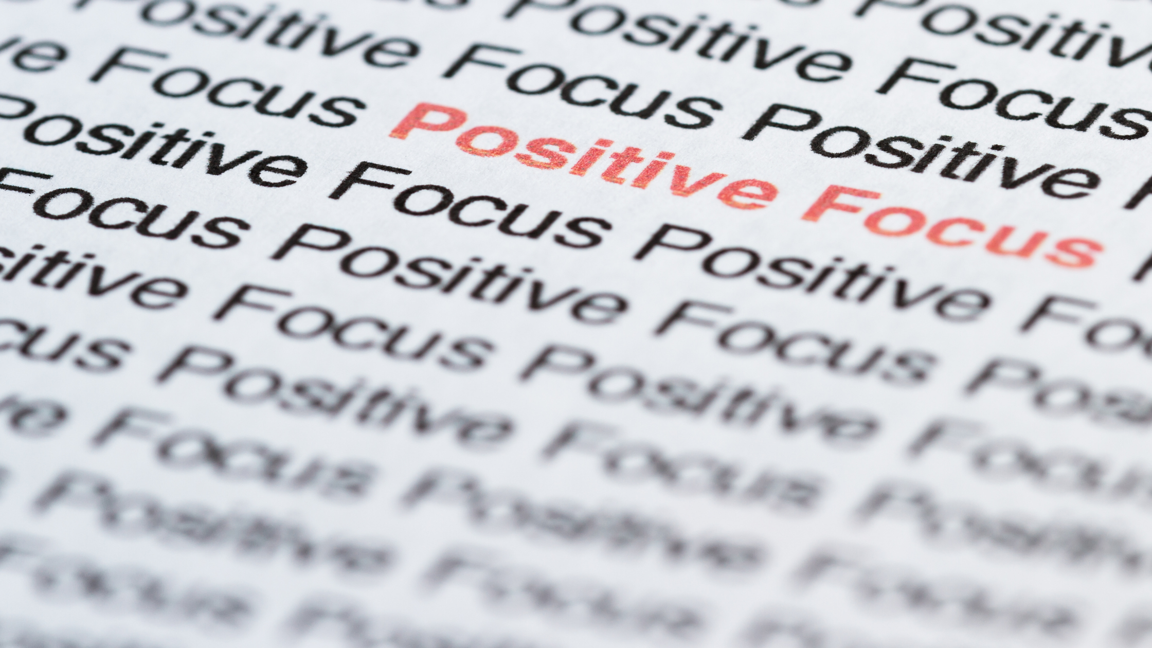positive focus for real estate agents
