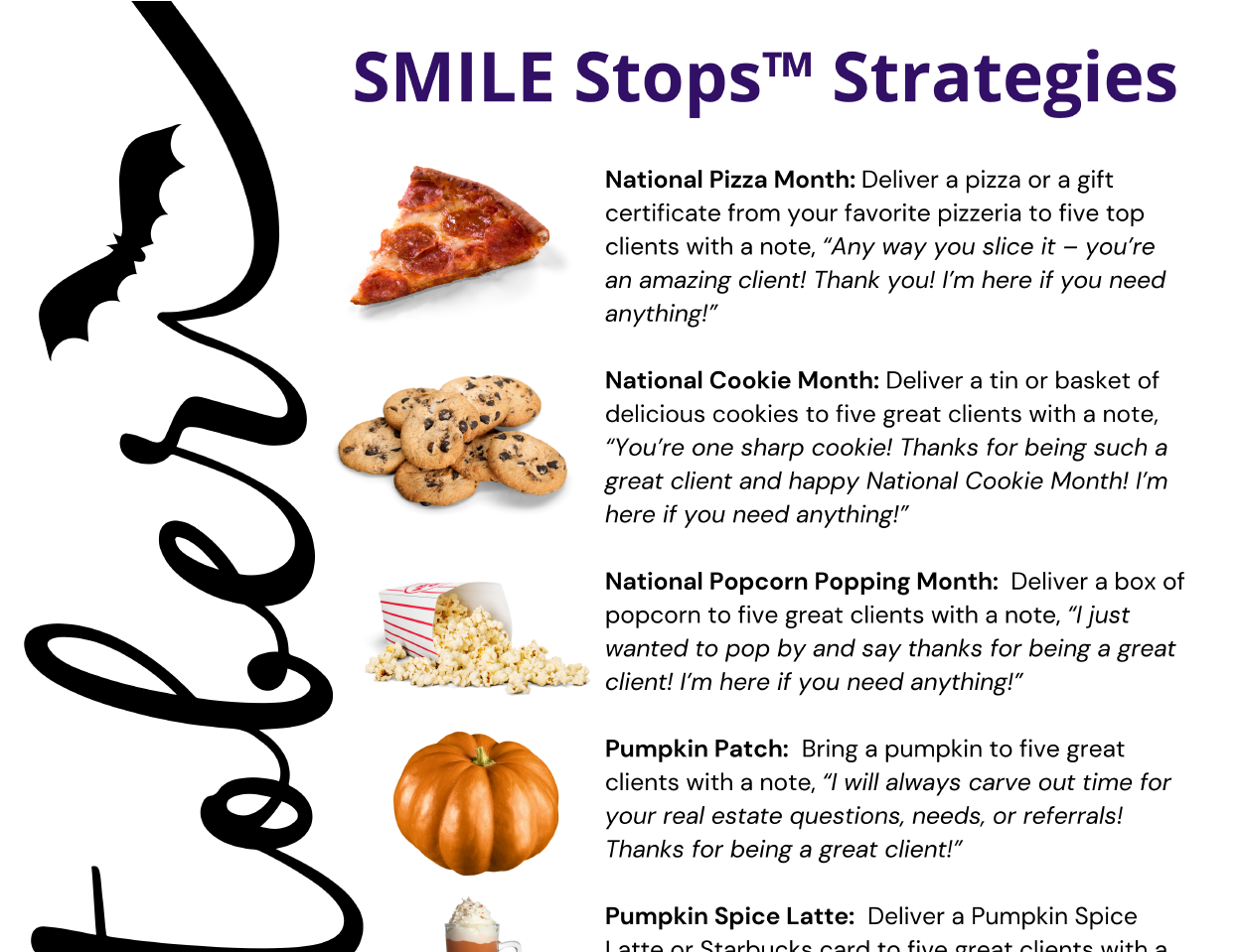 SMILE Stops – 10 October