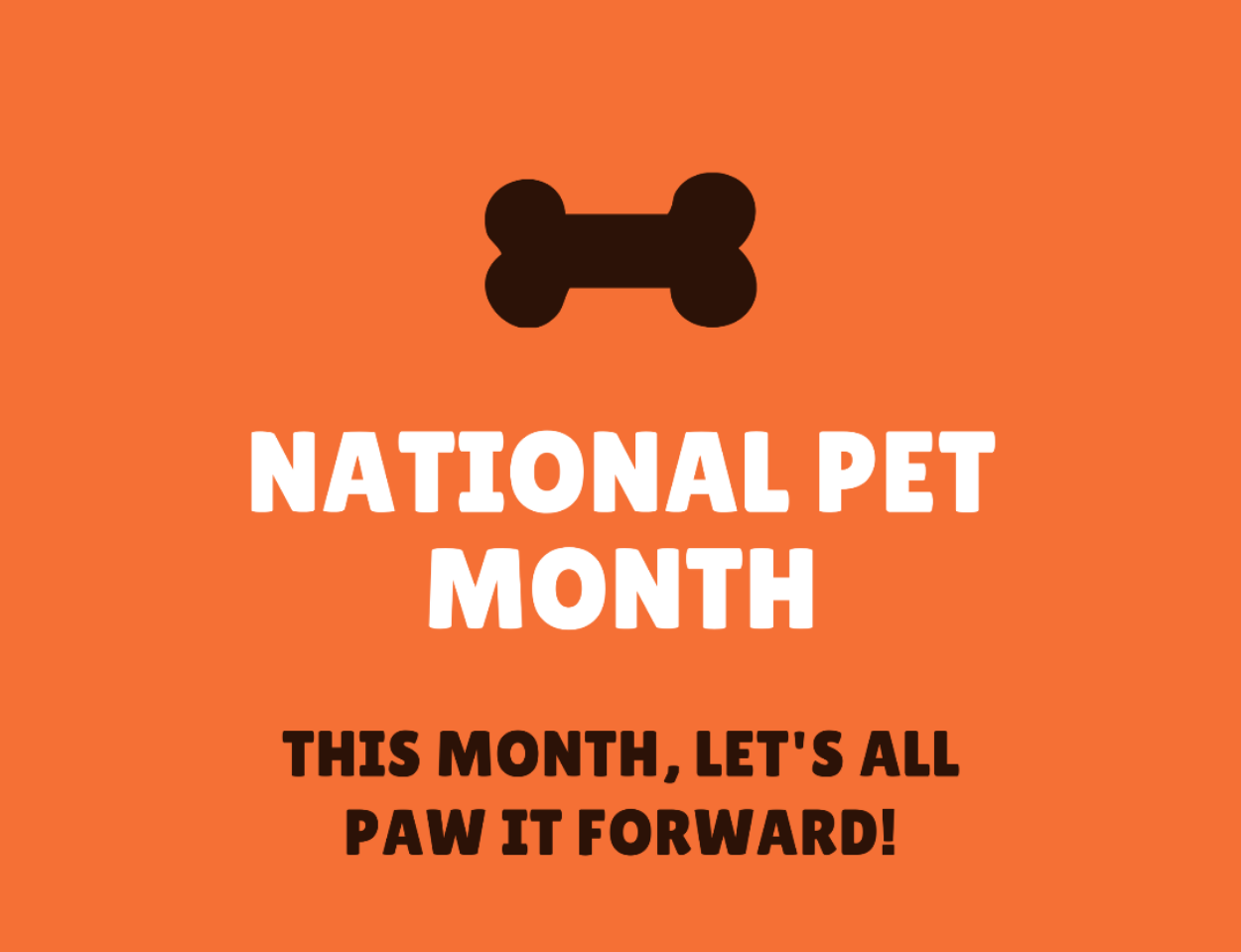 Holiday – May – National Pets Month 2