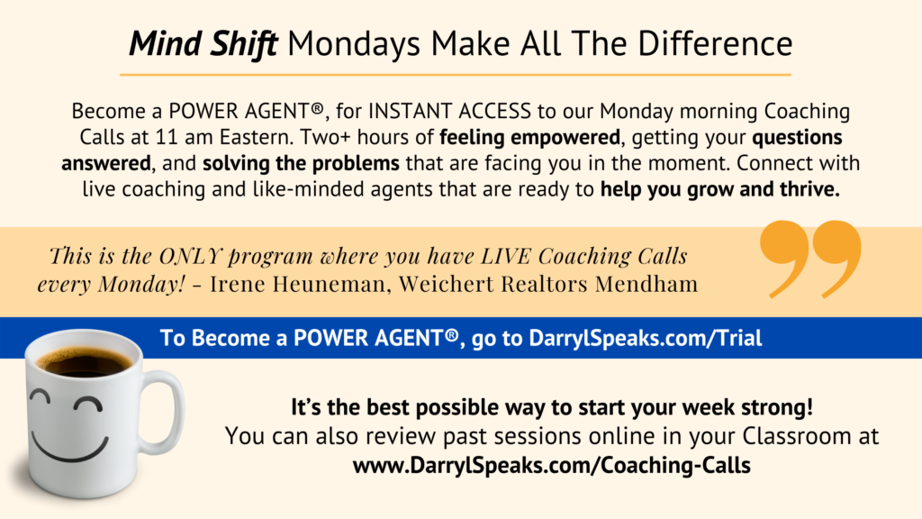 real estate coaching power agent coaching darryl davis coach