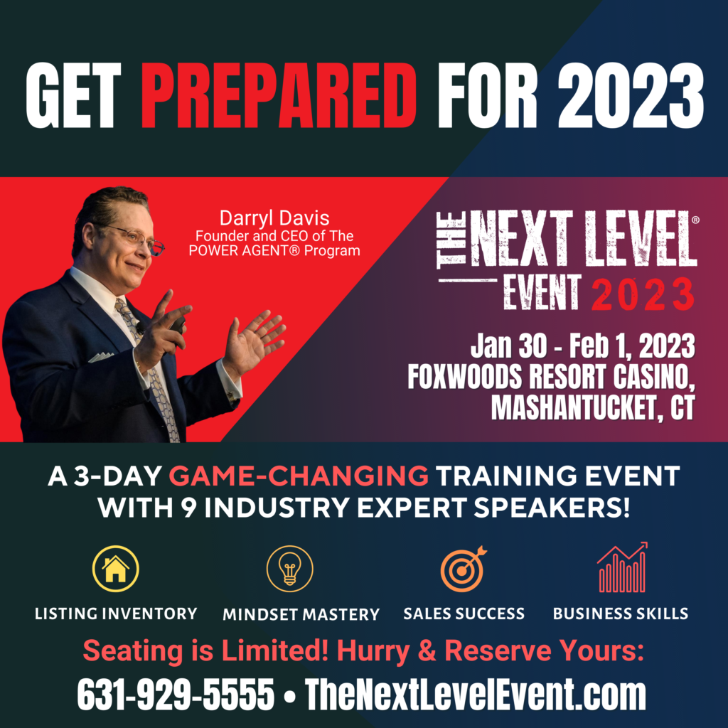 prepare to get to your next level in real estate by attending the next level real estate training event 