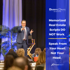 Real Estate Coach Darryl Davis on why Memorized Real Estate Scripts Don't Work