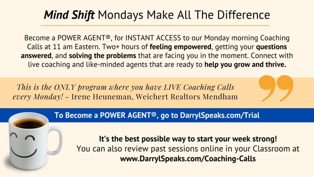 Instant access Mindset Monday Darryl Davis Coaching