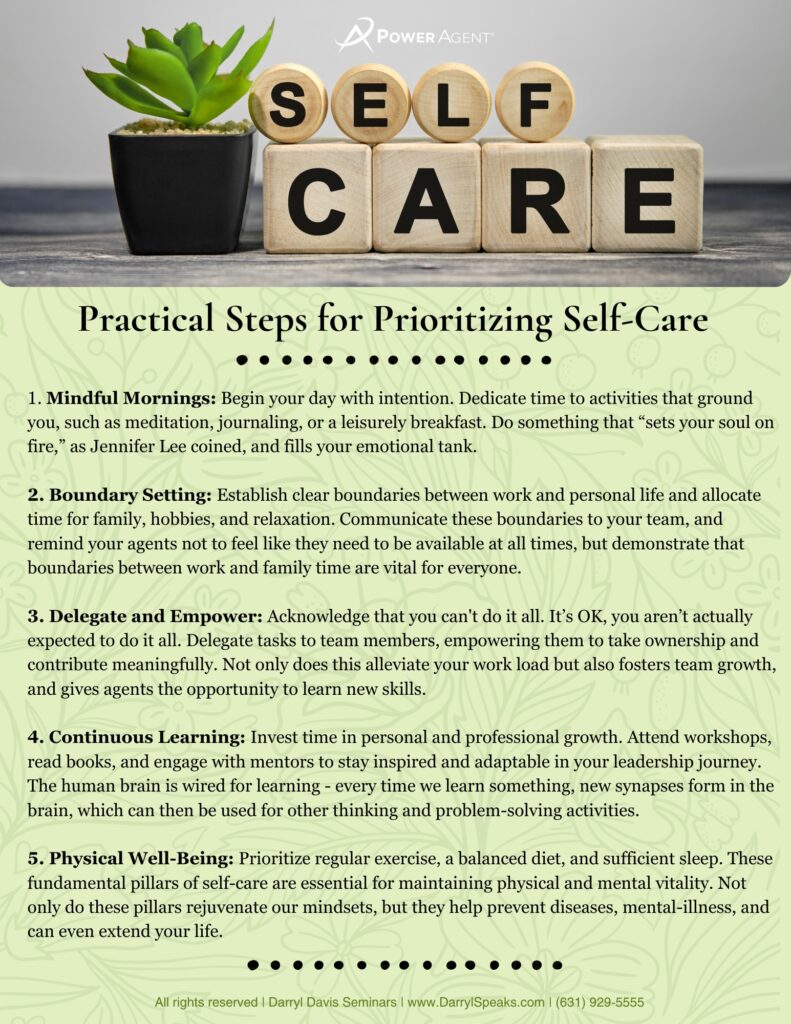 Why Self-Care is Important For Leaders, Too