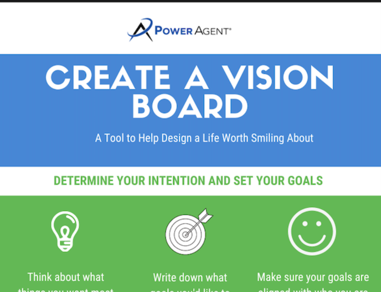 Infographic – How to Create a Vision Board