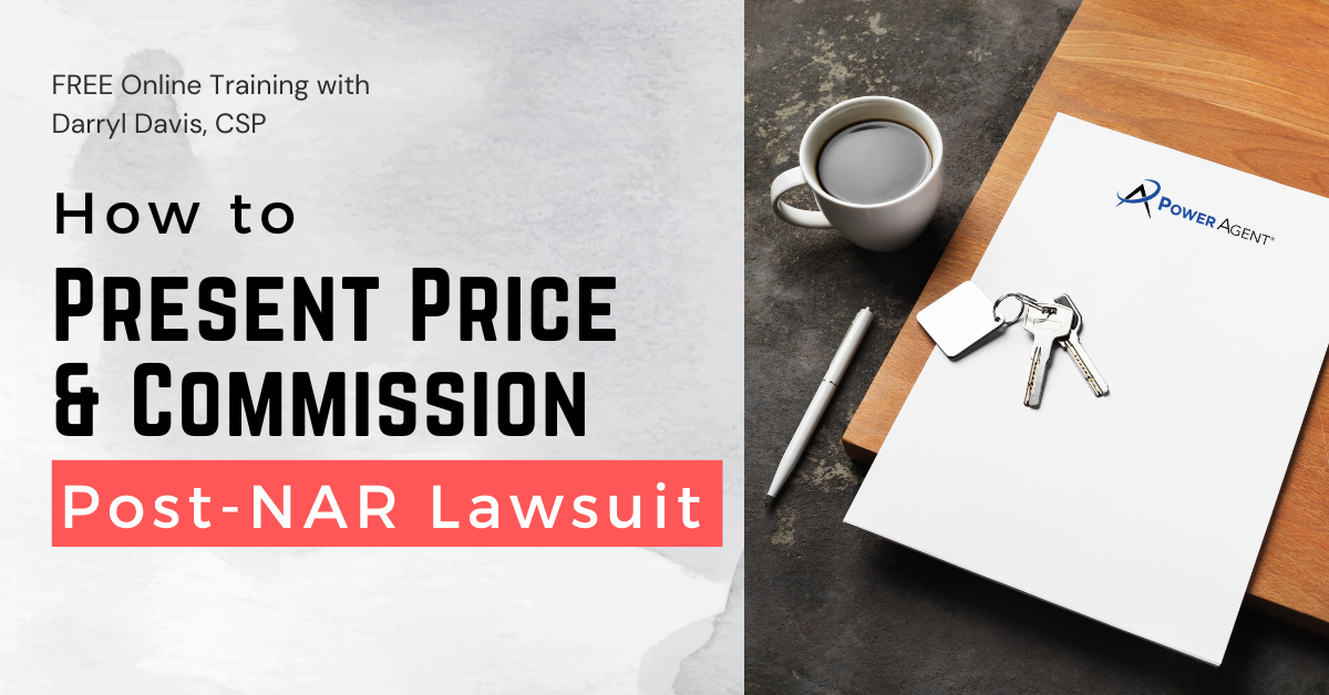 24/10/09 – How to Present Price & Commission Post-NAR Lawsuit