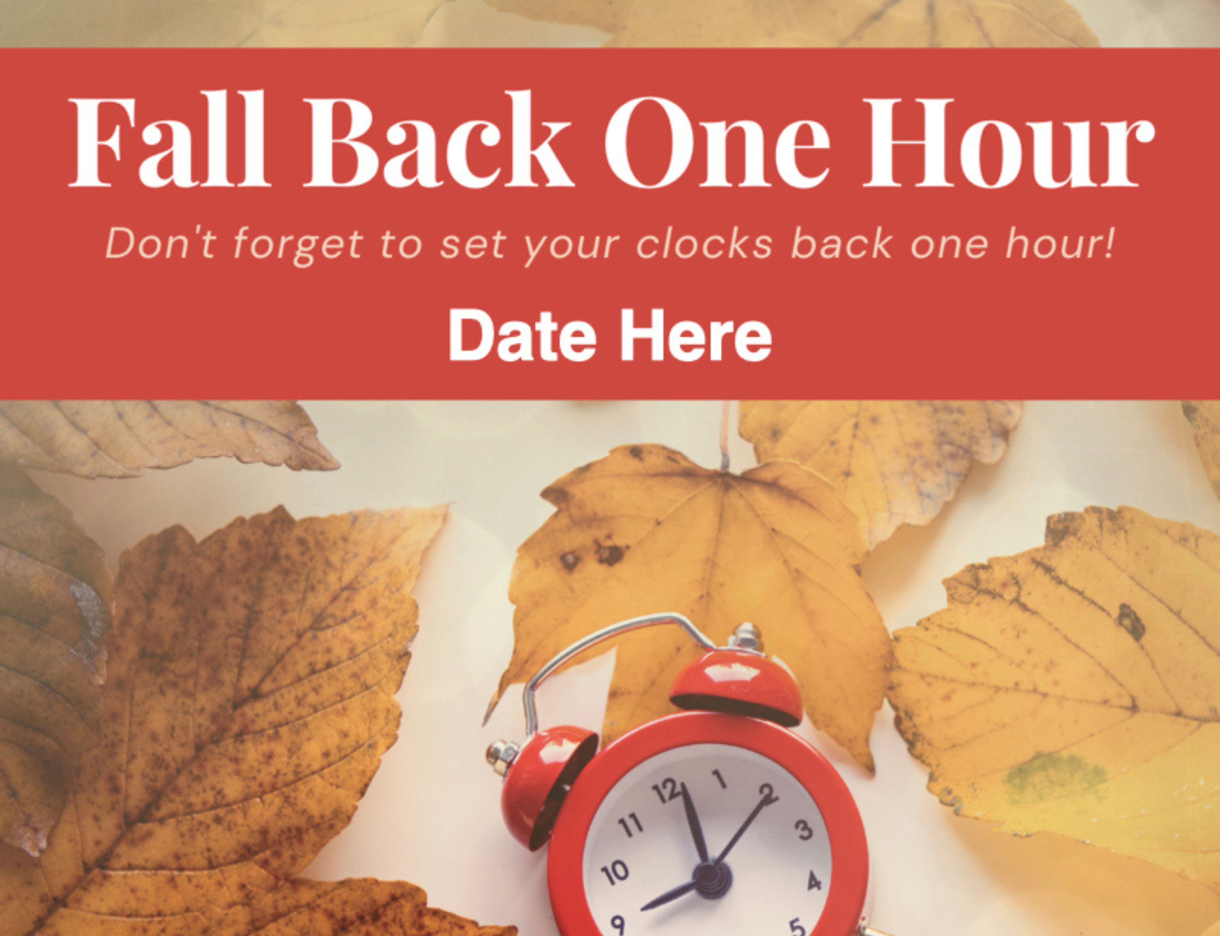 Holiday – November – Fall Back 3