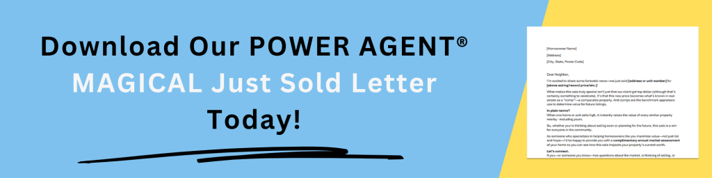 magical sold letter for agents