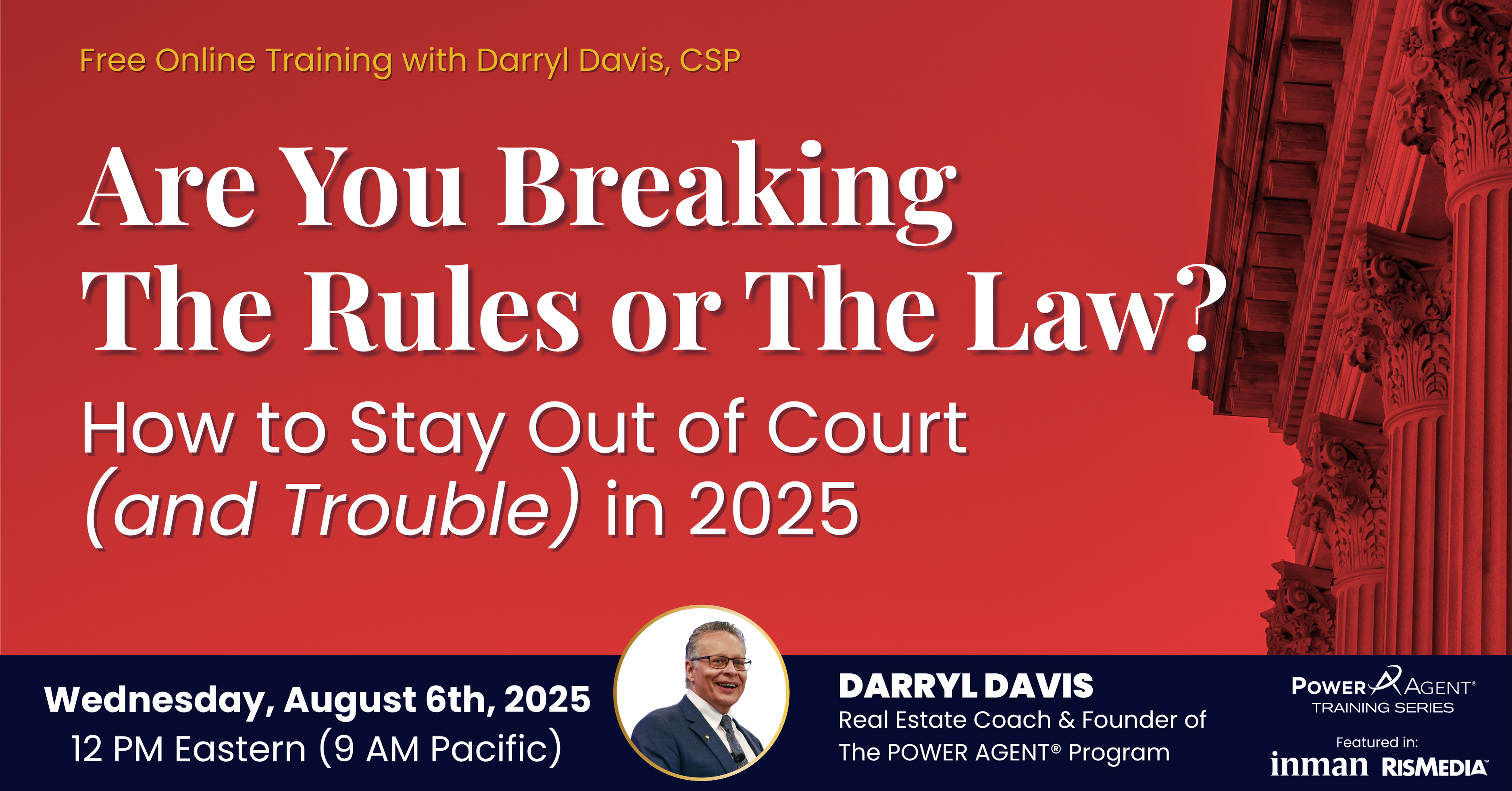 Upcoming free webinar