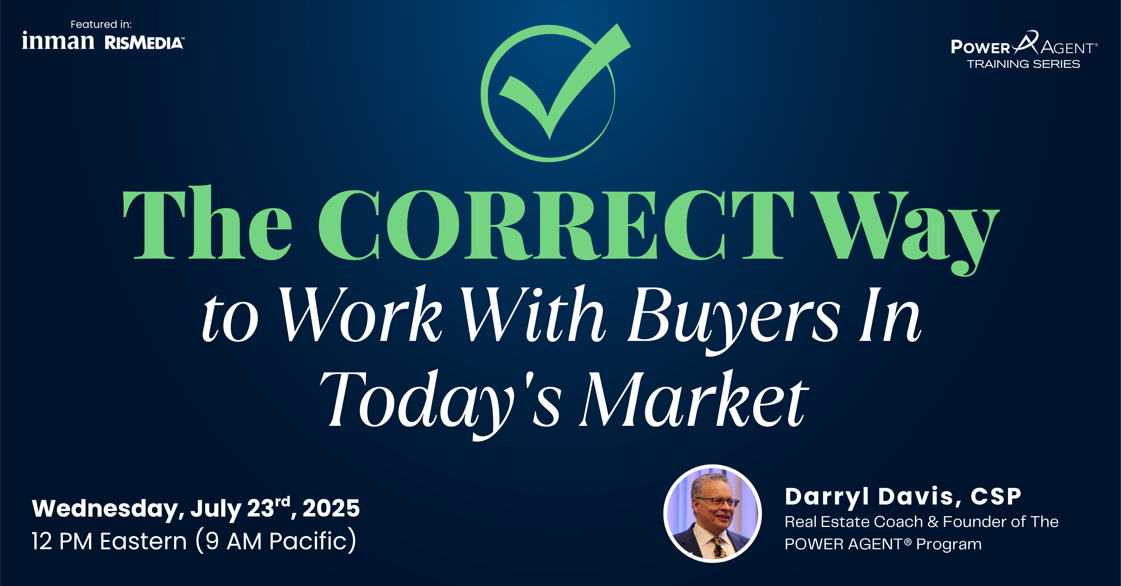 Upcoming free webinar