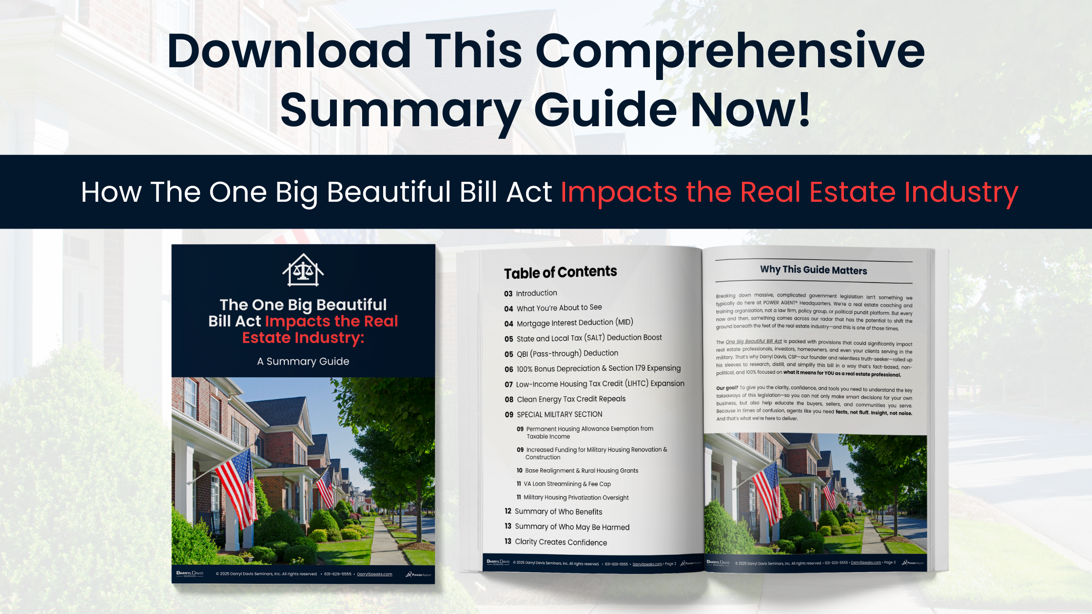 one big beautiful bill for real estate agents