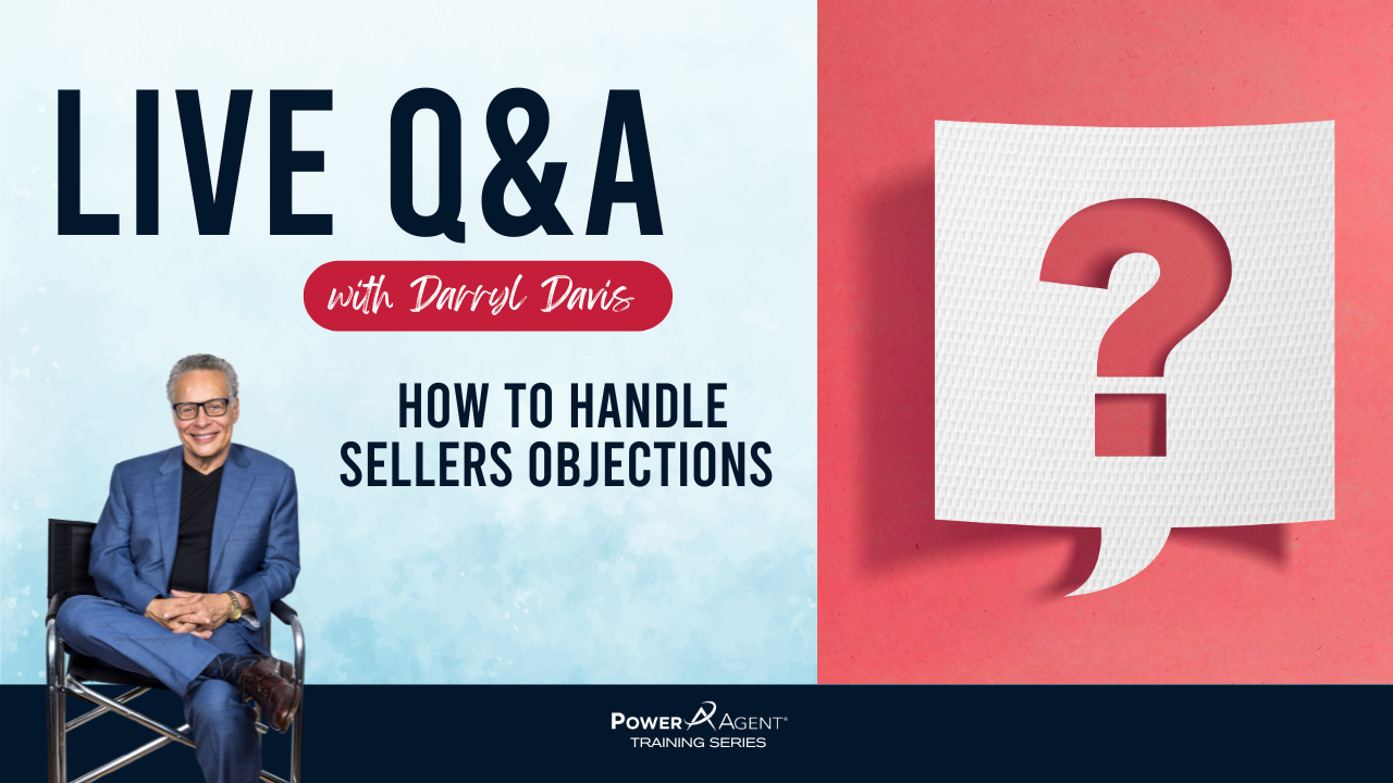 25/10/15 – Q&A with Darryl Davis: How to Handle Sellers Objections